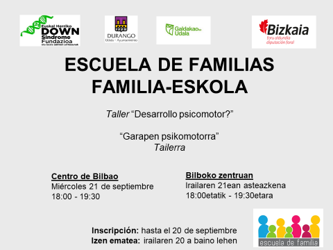 Escuela de Familias - Desarrollo Psicomotor