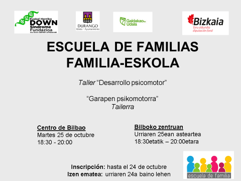 Escuela de Familias - Desarrollo Psicomotor