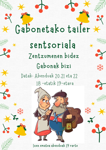 Gabonetako tailer sentsoriala Gabonetako tailer sentsoriala