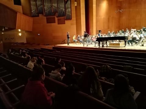 Bilboko Orkestra Sinfonikoaren entsegua Bilboko Orkestra Sinfonikoaren entsegua