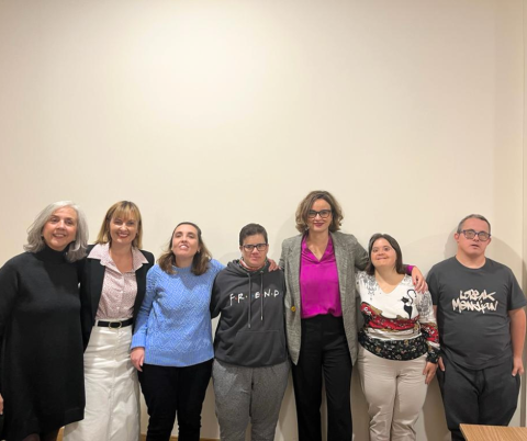 Visita de la Diputada General de Bizkaia Visita de la Diputada General de Bizkaia