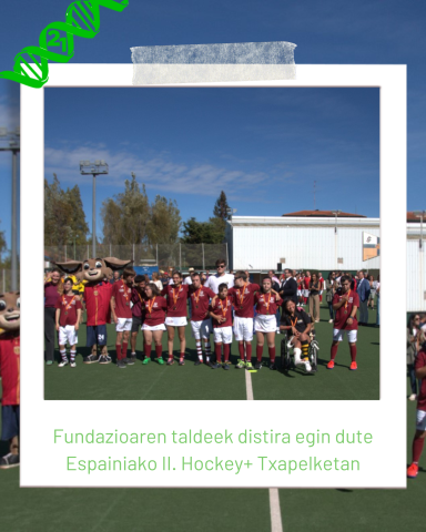 Fundazioaren taldeek distira egin dute Espainiako II. Hockey+ Txapelketan Fundazioaren taldeek distira egin dute Espainiako II. Hockey+ Txapelketan