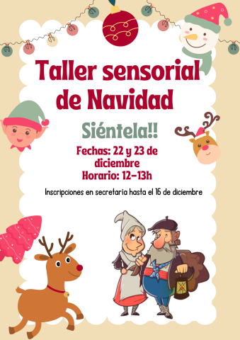 Talleres Sensoriales de Navidad Talleres Sensoriales de Navidad