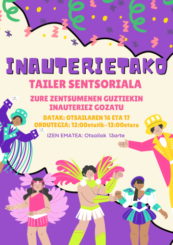 Inauterietako sentsorial tailerra