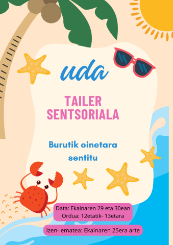 "Uda" sentsorial tailerra "Uda" sentsorial tailerra