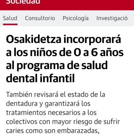 Asistencia dental infantil