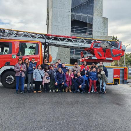Visita al Servicio de Bomberos y Bomberas de Bilbao