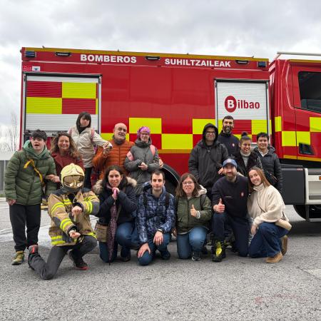 Visita al Servicio de Bomberos y Bomberas de Bilbao