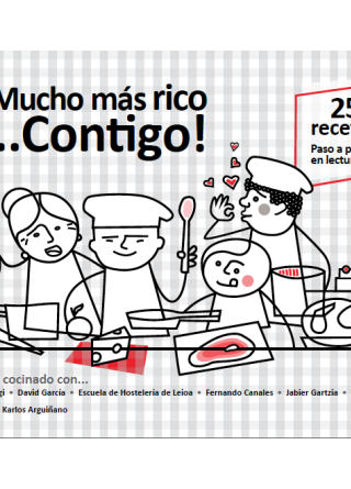 Libro de cocina "Mucho más rico contigo"