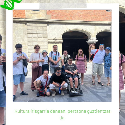 Los grupos de FMA visitan Azkuna Zentroa para conocer la cultura desde una perspectiva inclusiva Los grupos de FMA visitan Azkuna Zentroa para conocer la cultura desde una perspectiva inclusiva